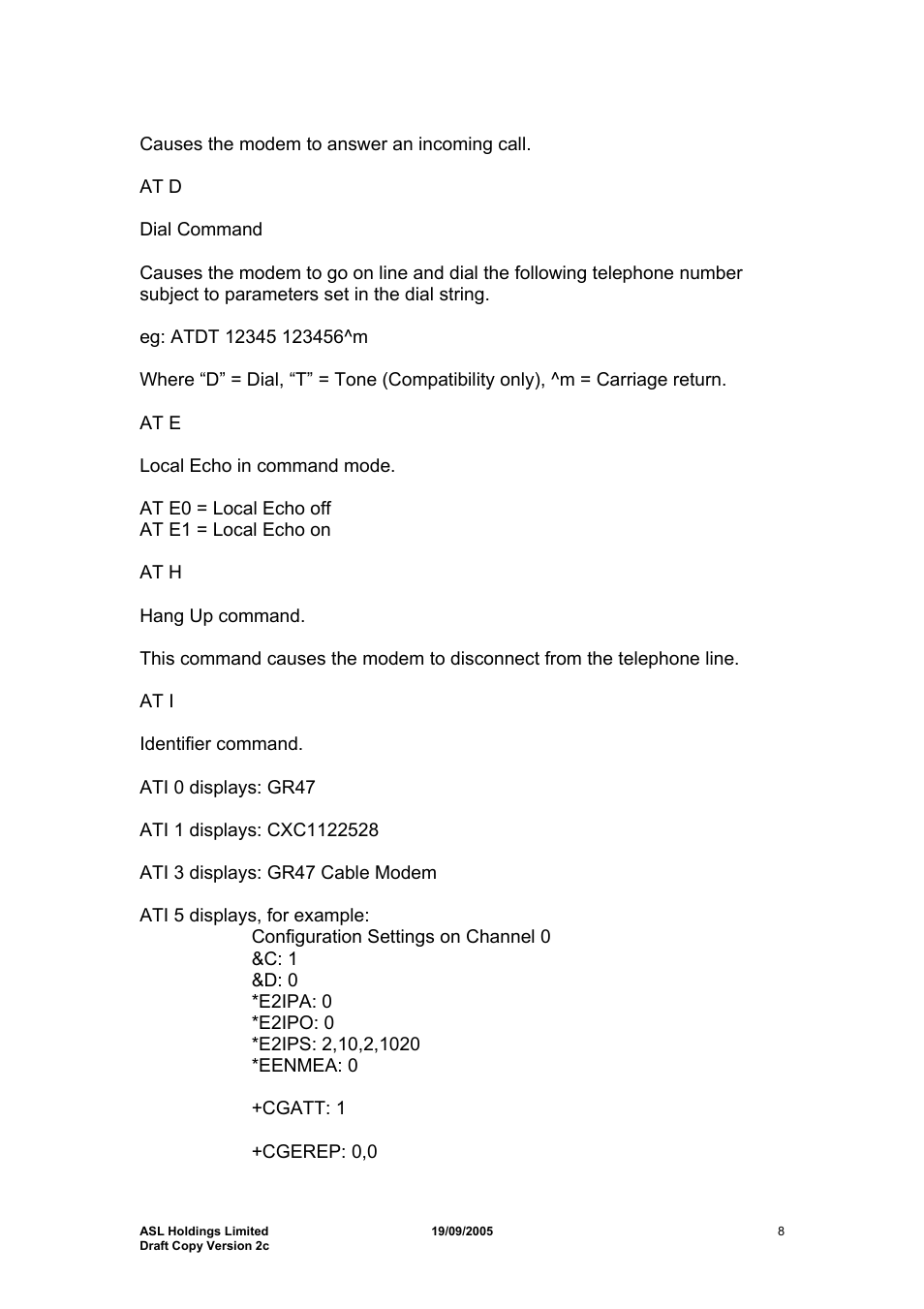 Hayes Microcomputer Products ASLH306 User Manual | Page 8 / 29