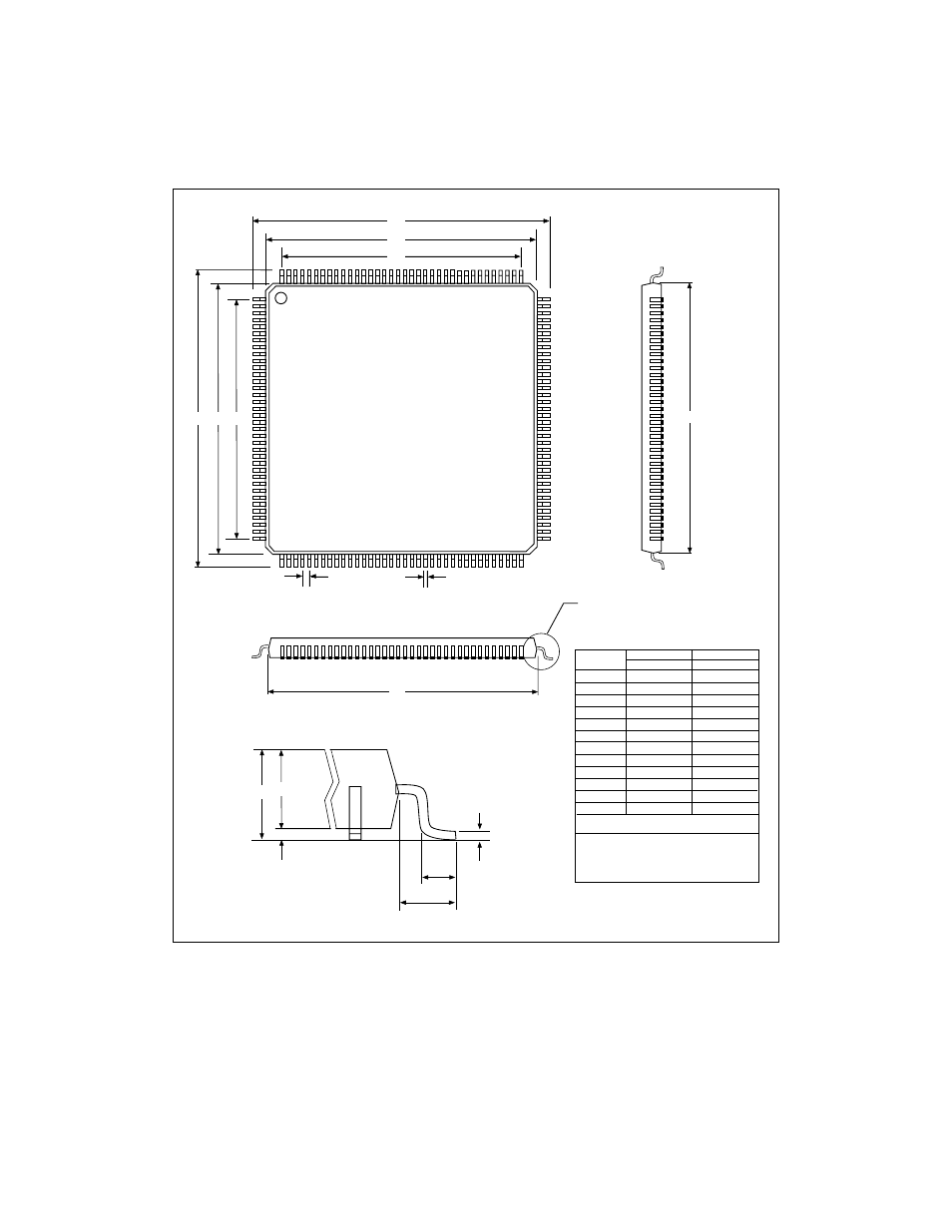 Rcv56hcf pci/cardbus modem designer’s guide, 4 package dimensions | Hayes Microcomputer Products RCV56HCF User Manual | Page 56 / 70