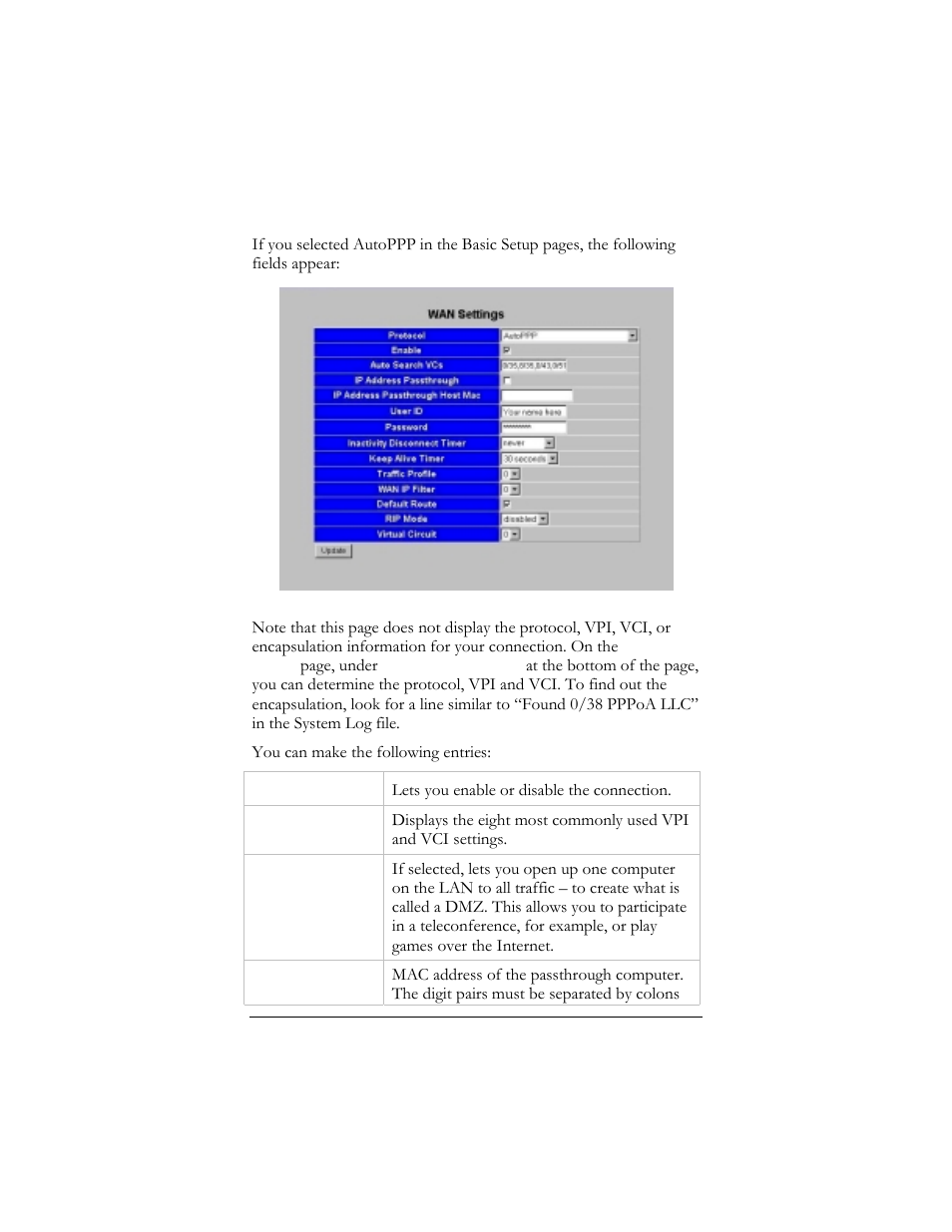6 autoppp, Autoppp | Hayes Microcomputer Products ADSL Ethernet Modem User Manual | Page 43 / 91