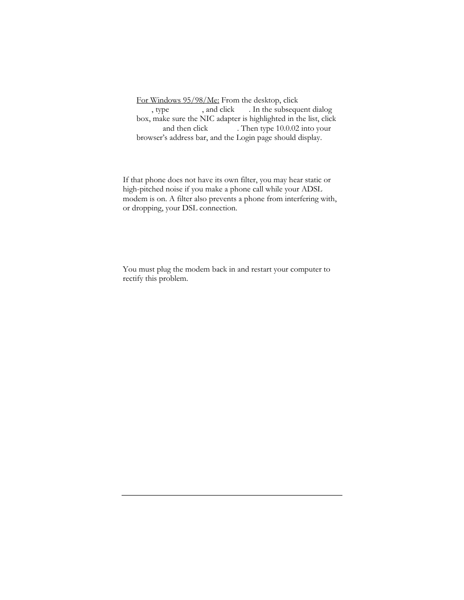Hayes Microcomputer Products ADSL Ethernet Modem User Manual | Page 89 / 91