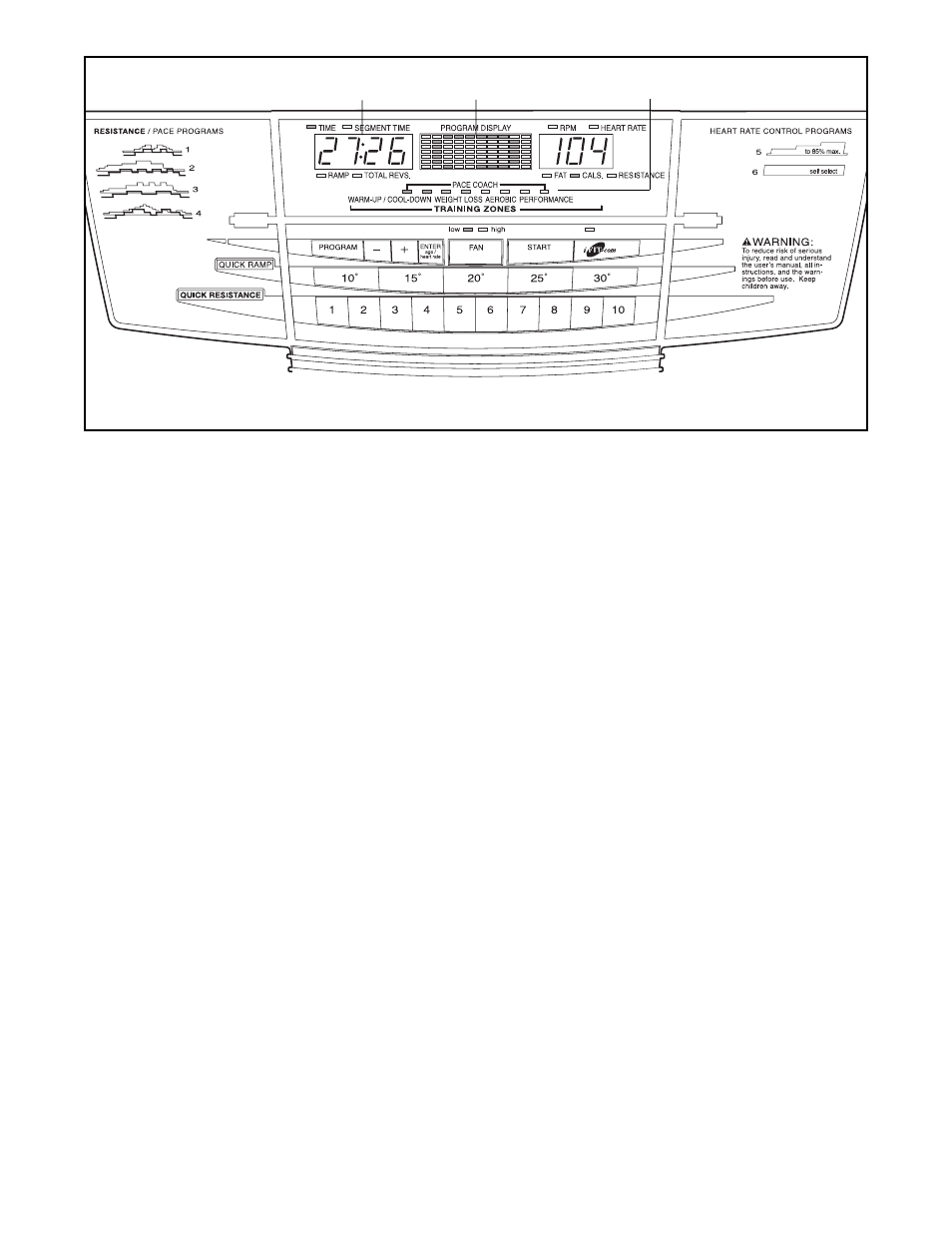 Healthrider C865e elliptical exerciser HRE69940 User Manual | Page 11 / 28