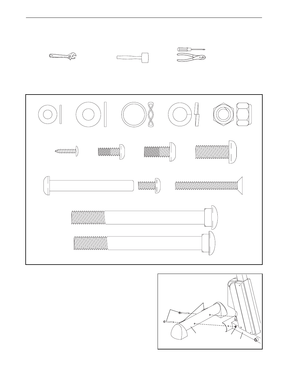 Assembly | Healthrider C865e elliptical exerciser HRE69940 User Manual | Page 5 / 28