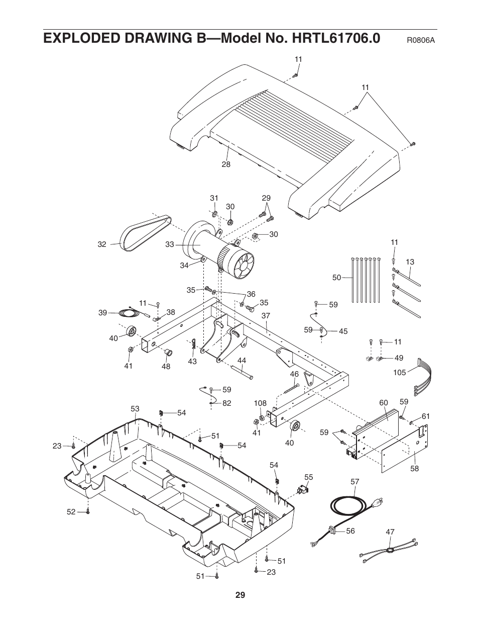 Healthrider HRTL61706.0 User Manual | Page 29 / 32