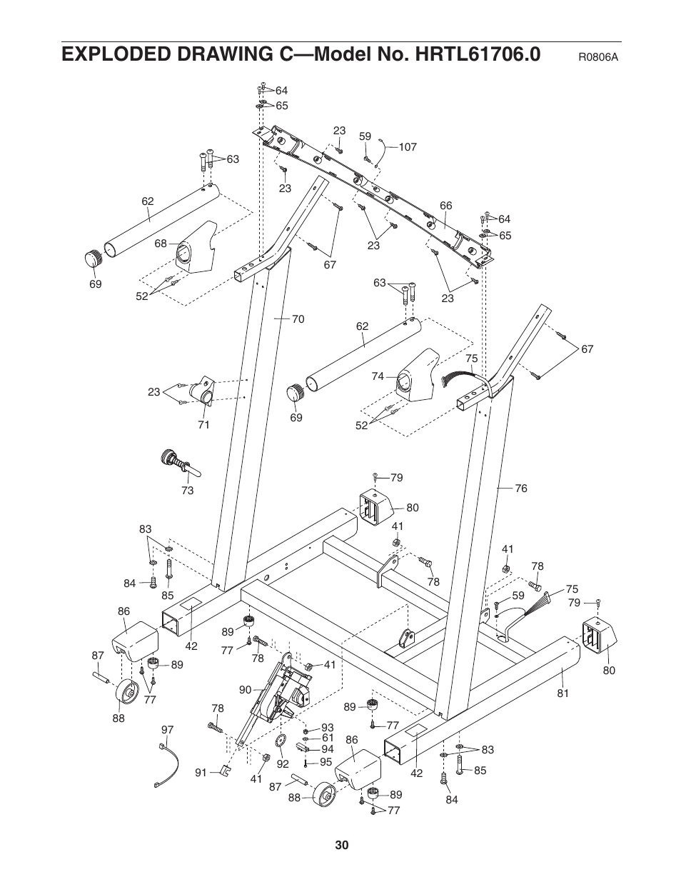 Healthrider HRTL61706.0 User Manual | Page 30 / 32