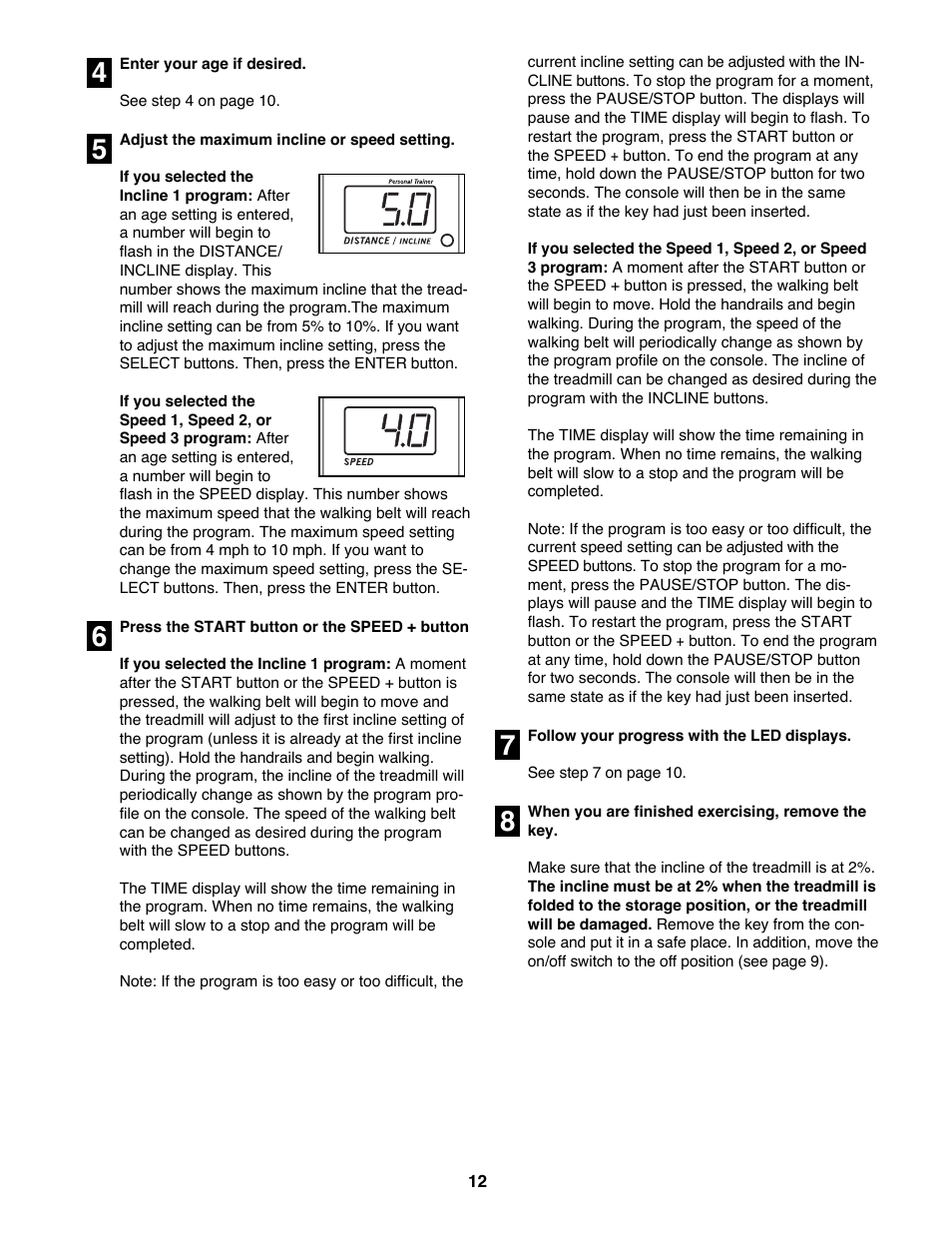 Healthrider 831.297872 User Manual | Page 12 / 22