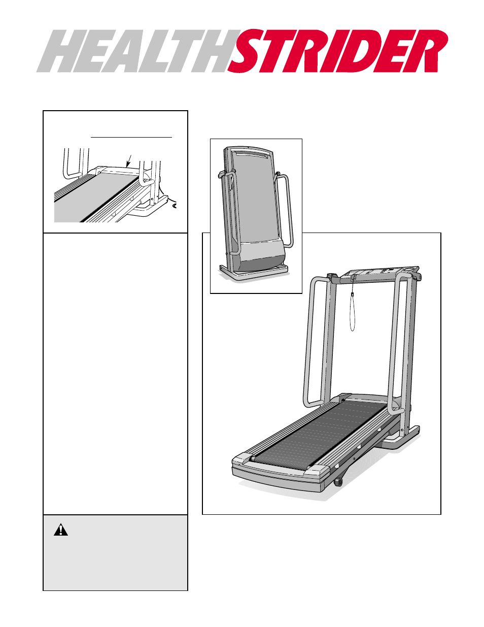 Healthrider HRTL20001 User Manual | 19 pages