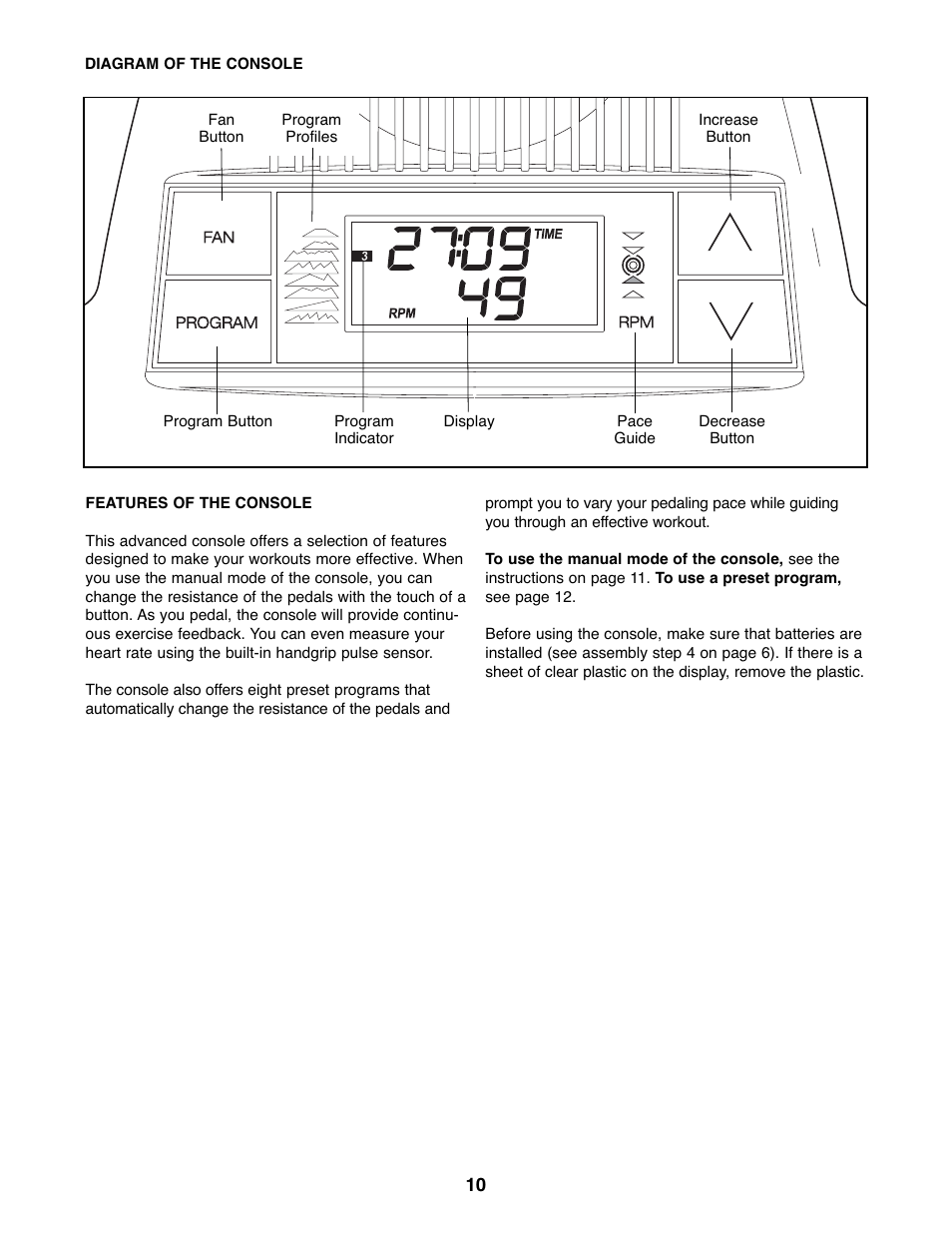 Healthrider C515e HREL3006.1 User Manual | Page 10 / 20