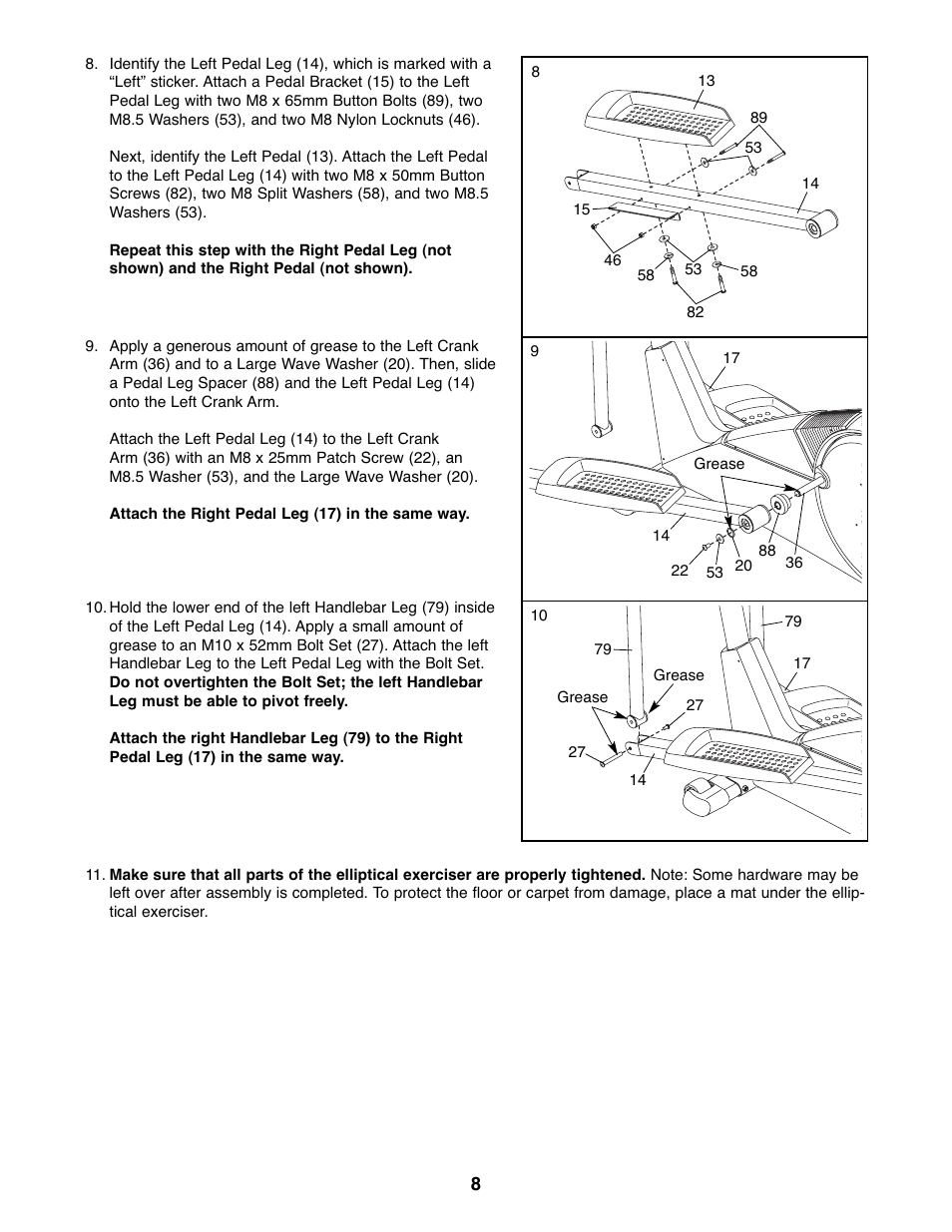Healthrider C515e HREL3006.1 User Manual | Page 8 / 20
