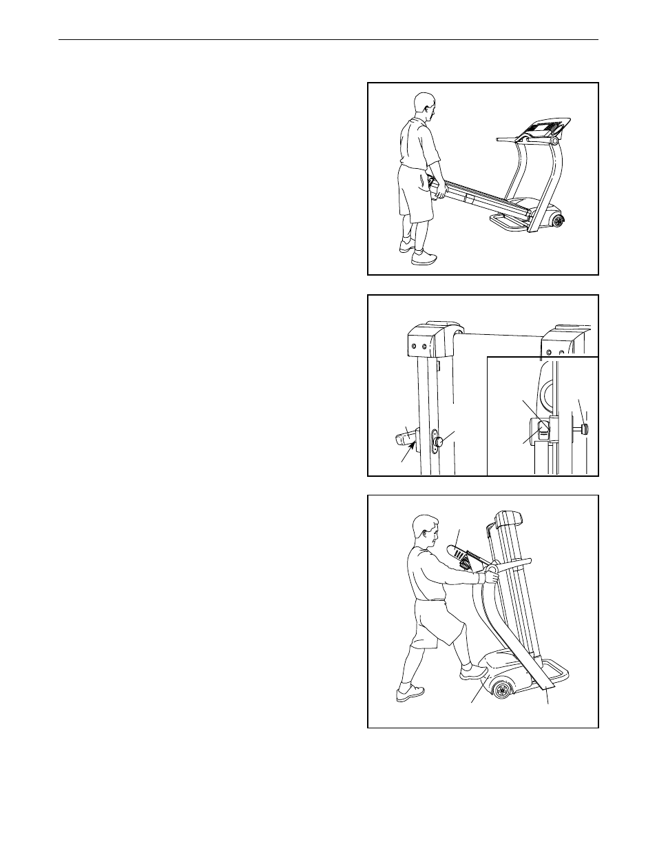 How to fold and move the treadmill | Healthrider HRT15920 User Manual | Page 23 / 34