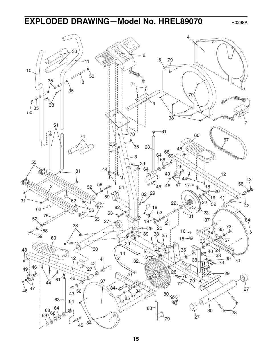 Healthrider HREL89070 User Manual | Page 15 / 16