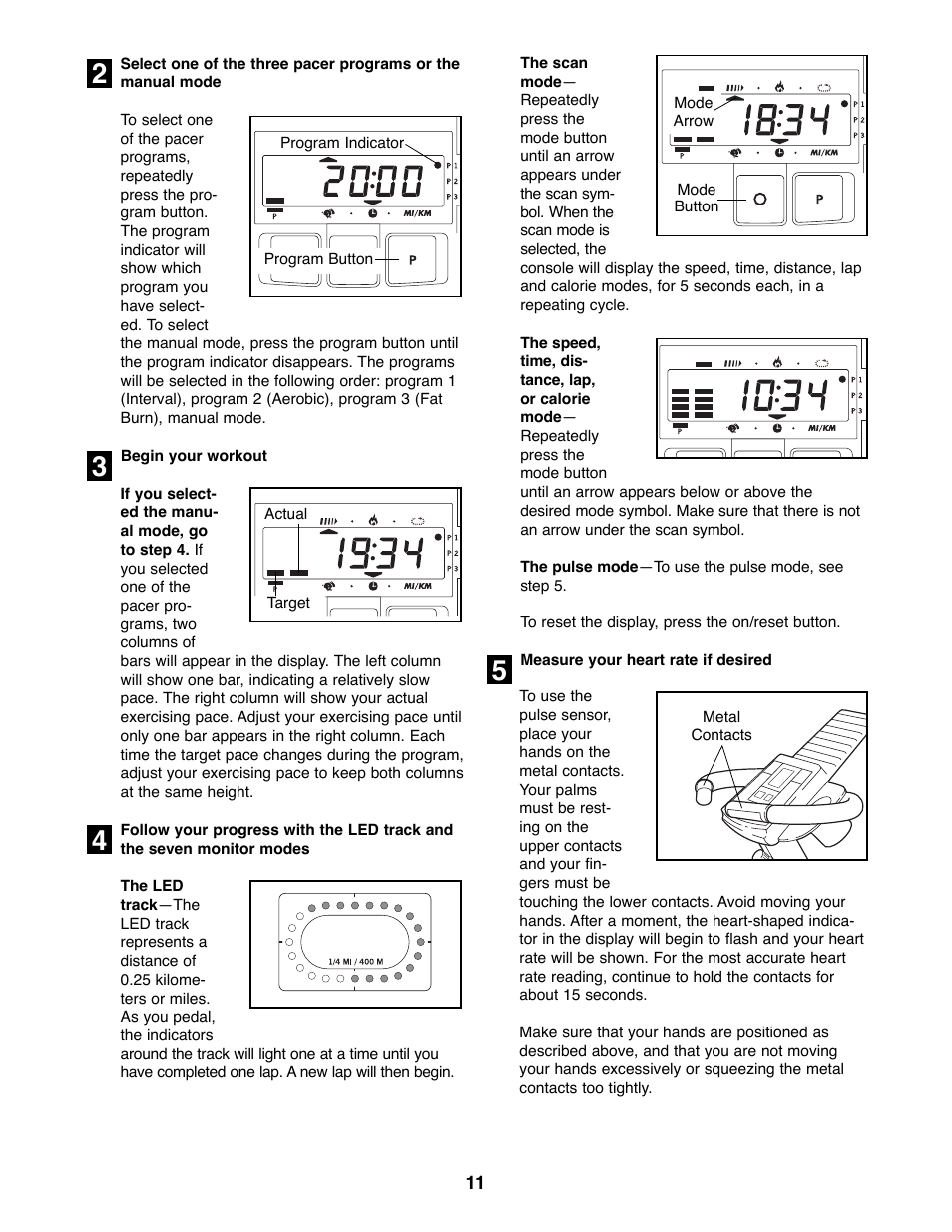 Healthrider RC150 HREX04980 User Manual | Page 11 / 16