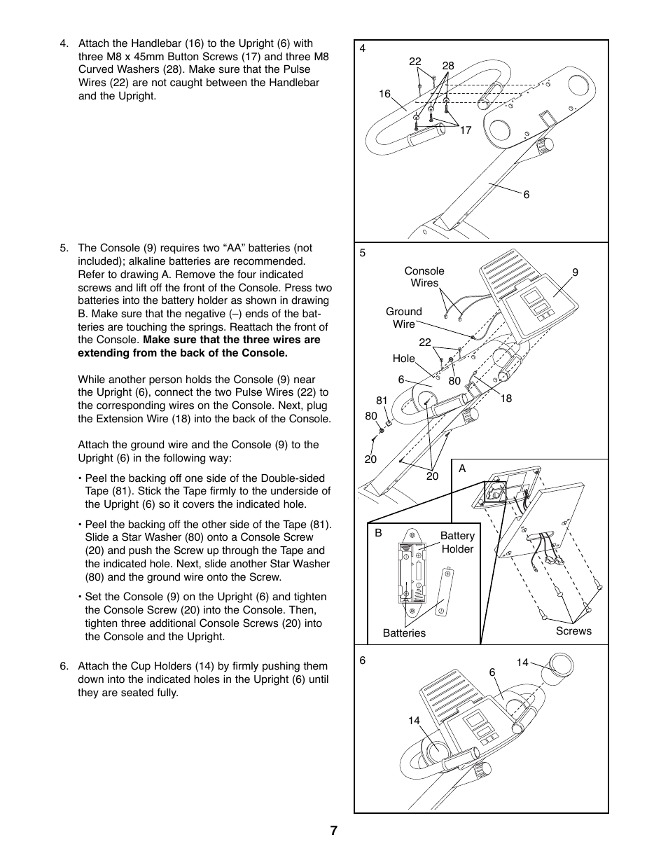 Healthrider RC150 HREX04980 User Manual | Page 7 / 16