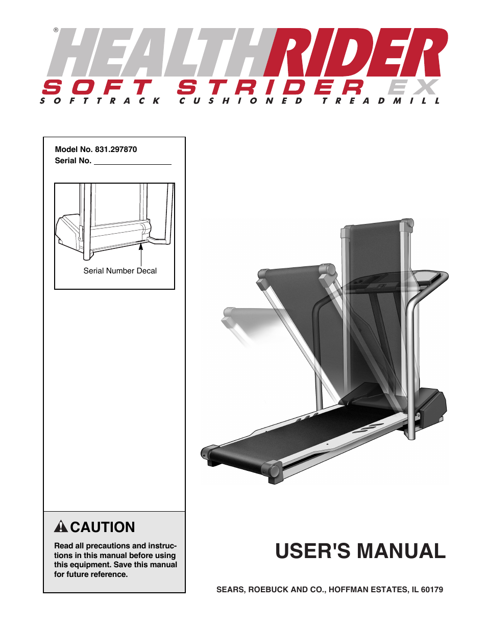 Healthrider 831.297870 User Manual | 22 pages