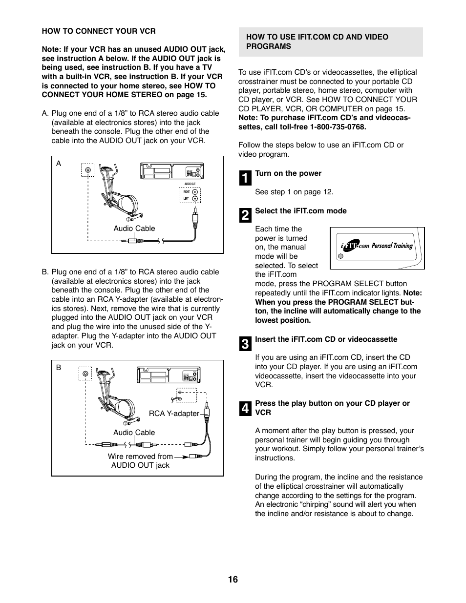 Healthrider HREL50020 User Manual | Page 16 / 24