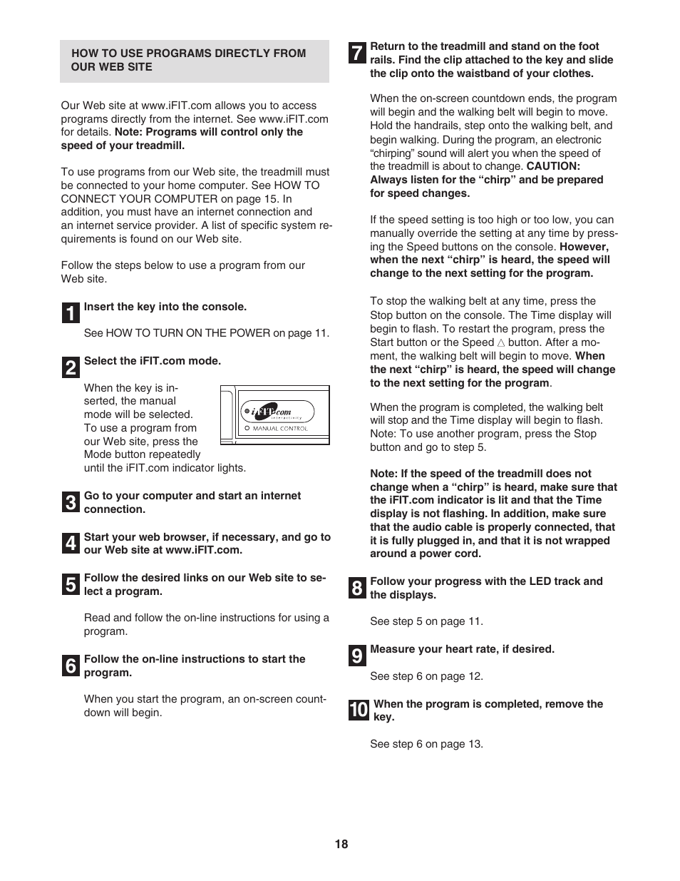 Healthrider HRTL39305.0 User Manual | Page 18 / 30