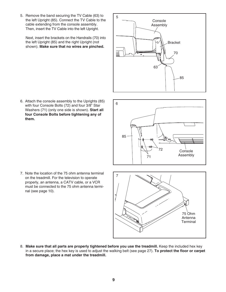 Healthrider HRTL89406.0 User Manual | Page 9 / 36