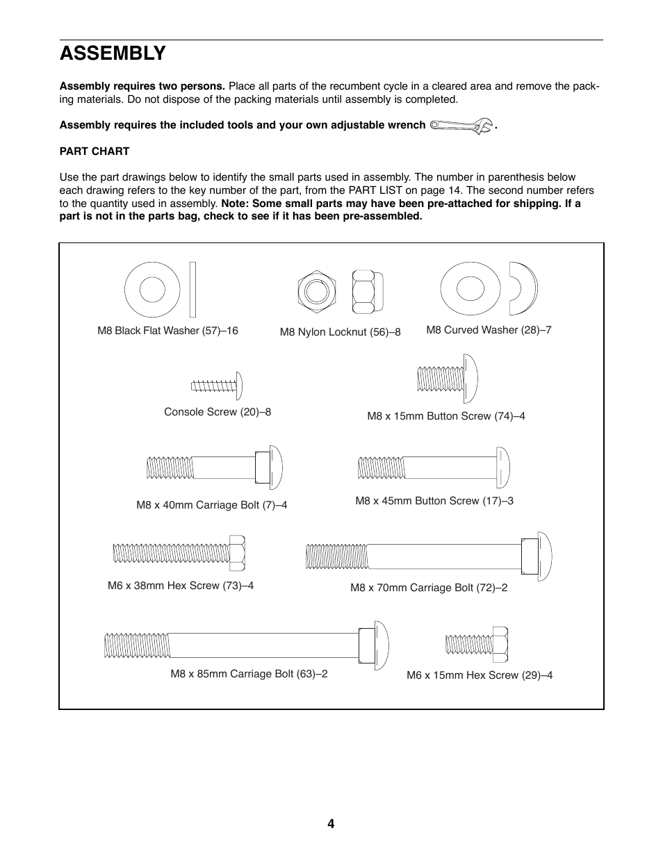 Assembly | Healthrider HREX36500 User Manual | Page 4 / 16