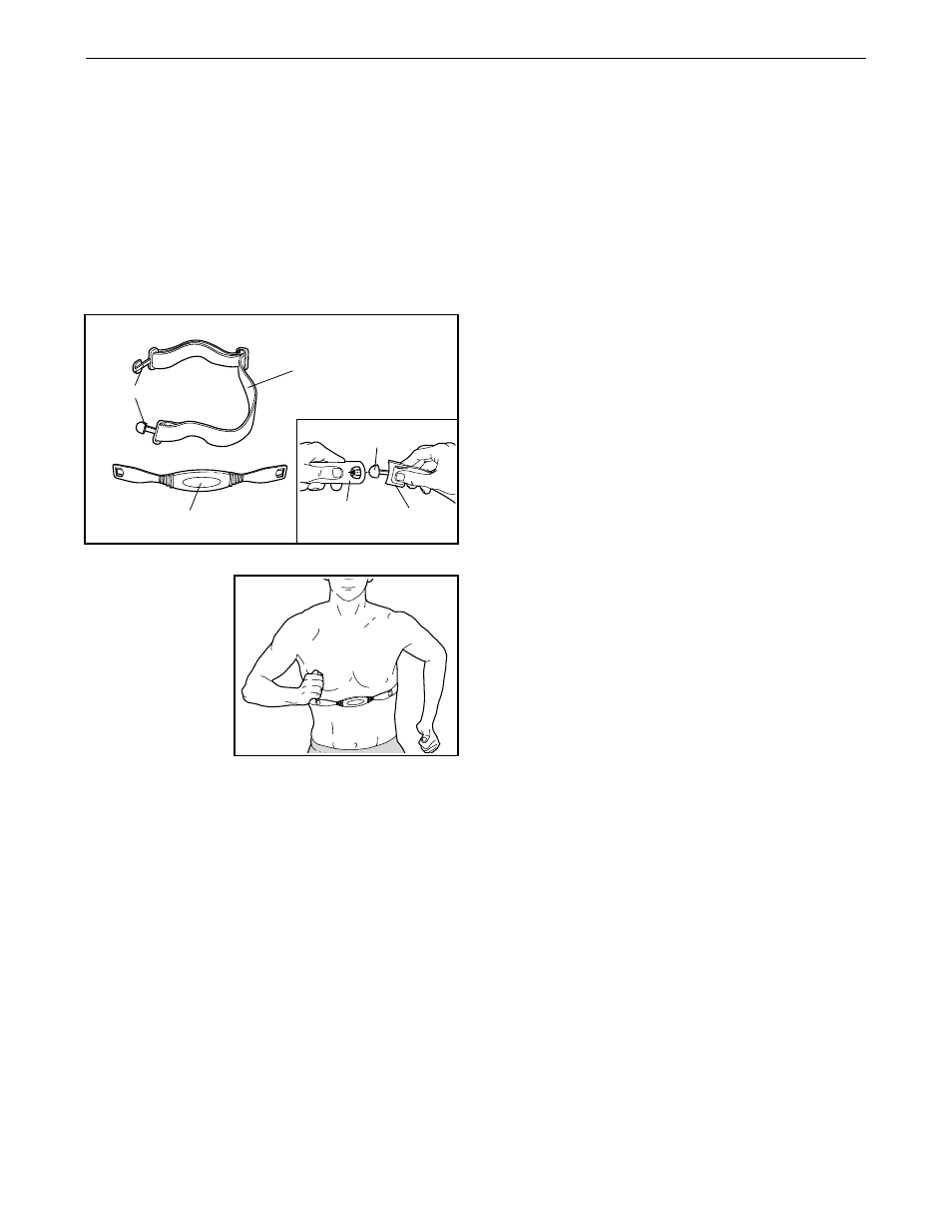 How to use the chest pulse sensor | Healthrider 900hrc User Manual | Page 7 / 34