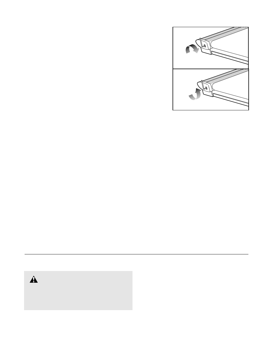 Conditioning guidelines warning | Healthrider DRTL25060 User Manual | Page 18 / 23