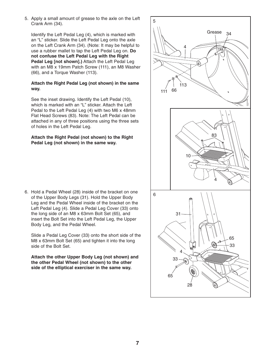 Healthrider AIRE STRIDER E60 HRCCEL59930 User Manual | Page 7 / 28