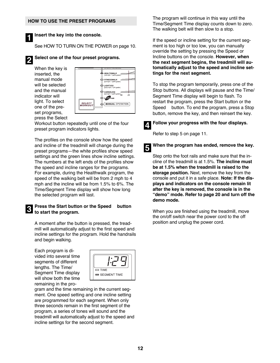 Healthrider S250i HRTL06900 User Manual | Page 12 / 30