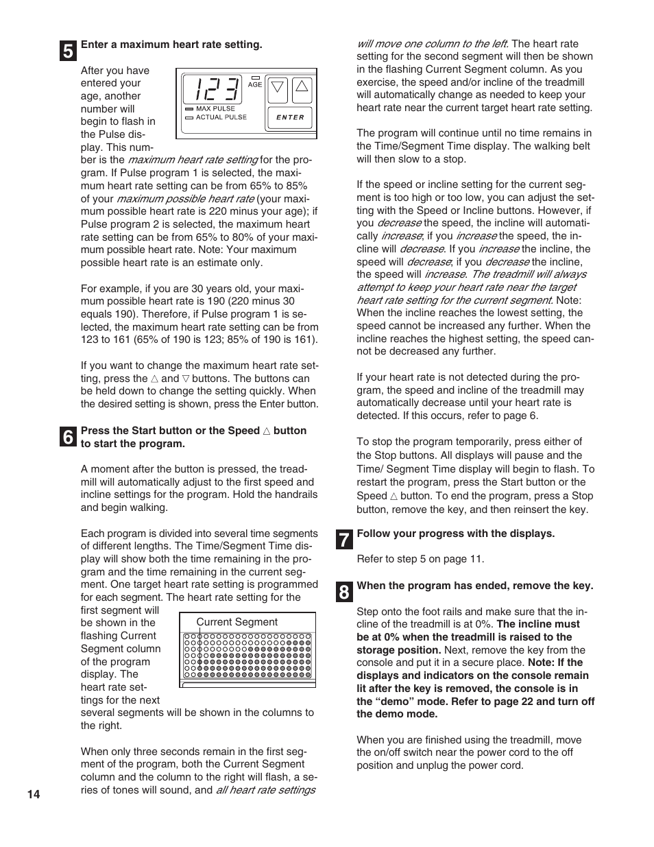 Healthrider S900i HRTL19990 User Manual | Page 14 / 34