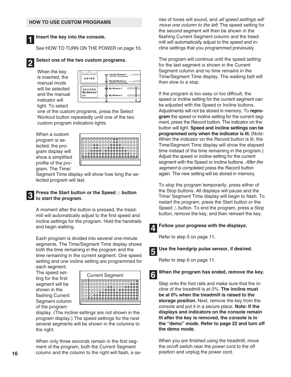 Healthrider S900i HRTL19990 User Manual | Page 16 / 34