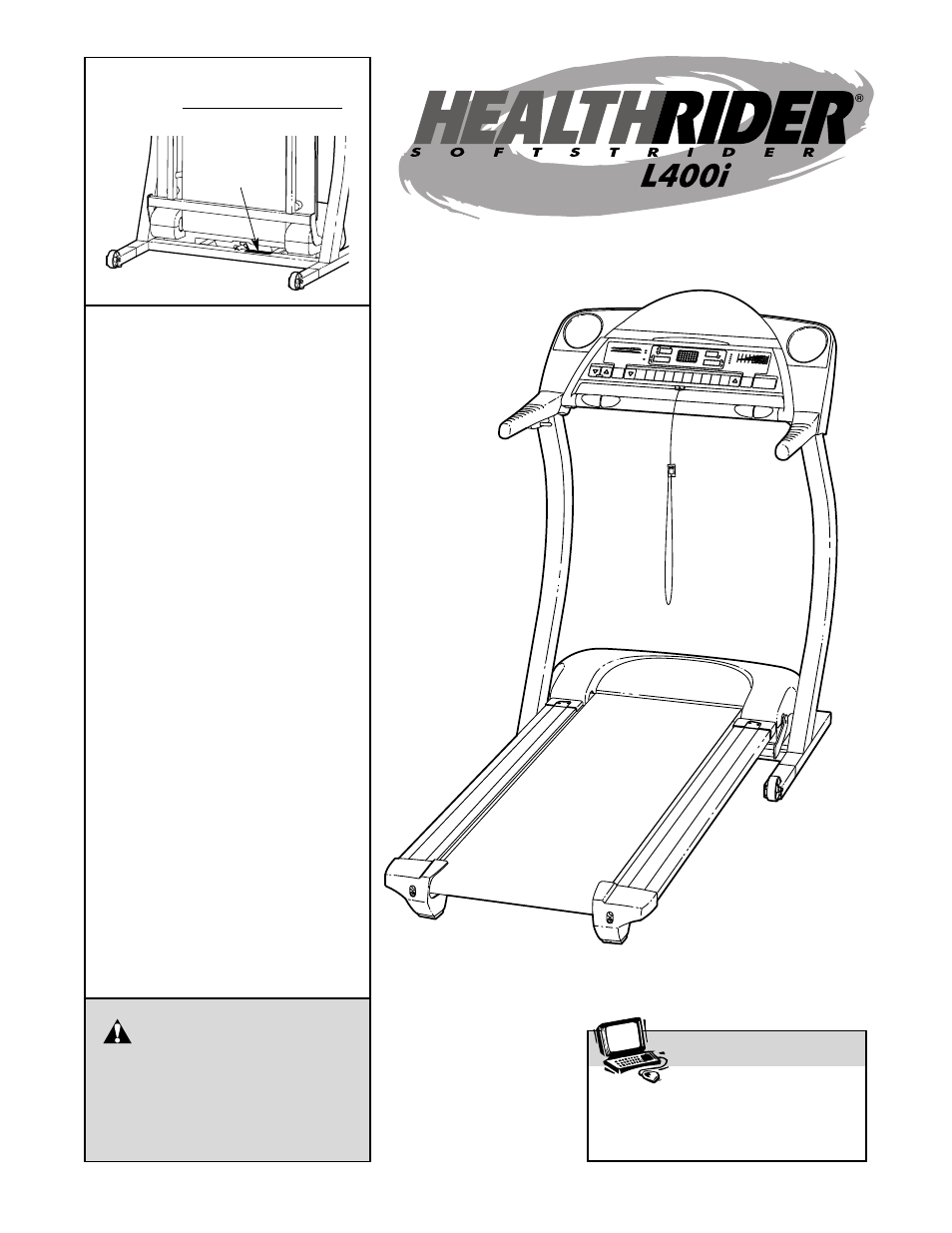 Healthrider L400i Treadmill HRT07920 User Manual | 30 pages