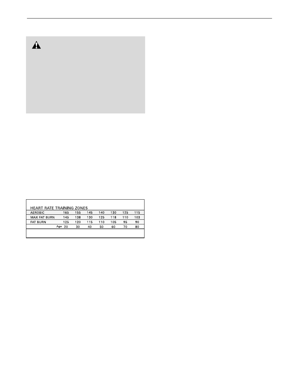 Conditioning guidelines, Warning | Healthrider L400i Treadmill HRT07920 User Manual | Page 25 / 30