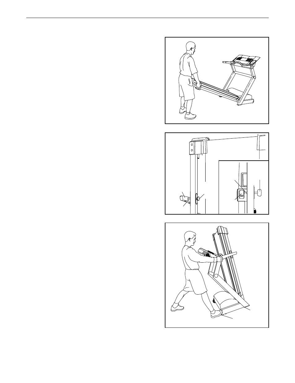 How to fold and move the treadmill | Healthrider HRTL07120 User Manual | Page 24 / 34