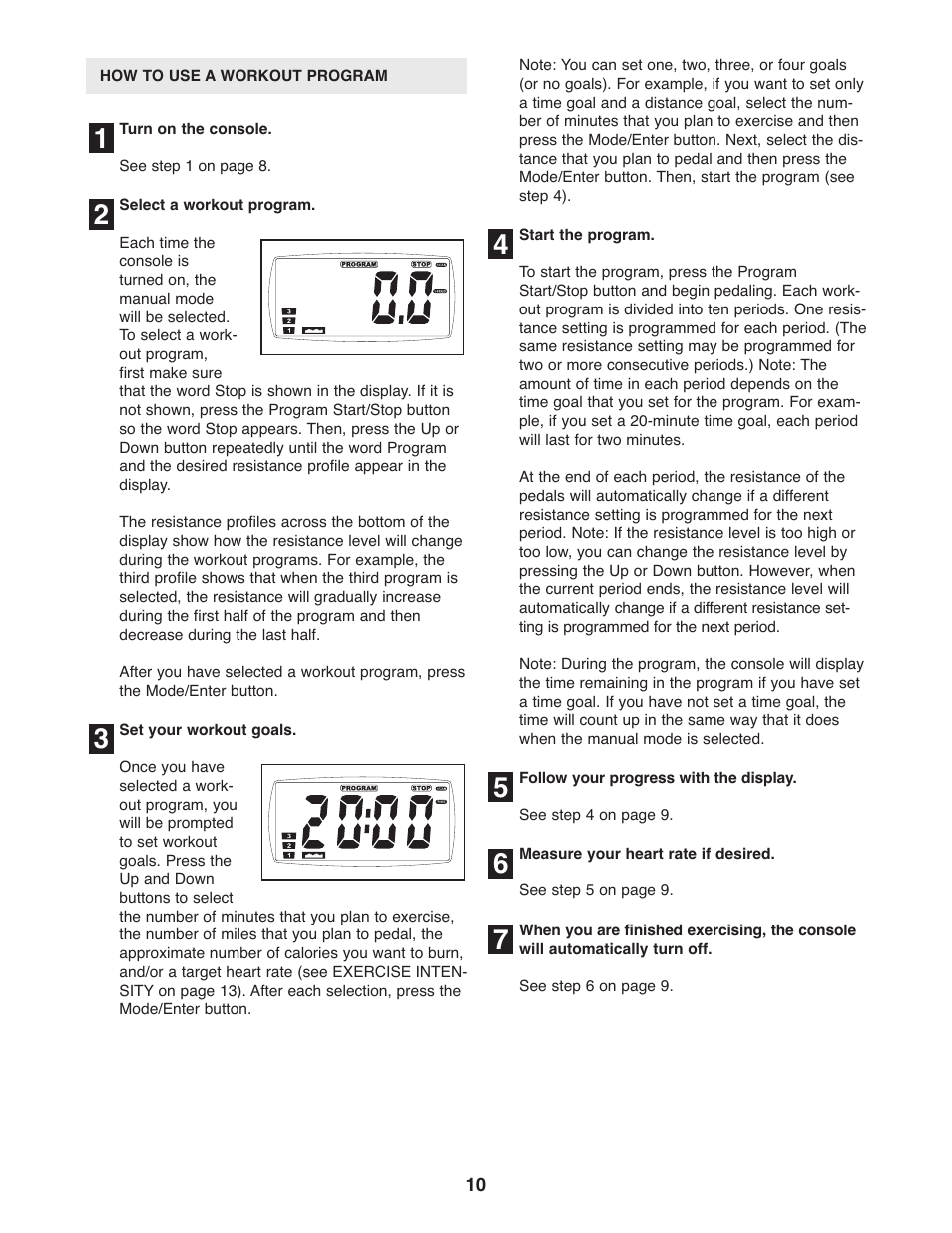 Healthrider HREX1395.0 User Manual | Page 10 / 16