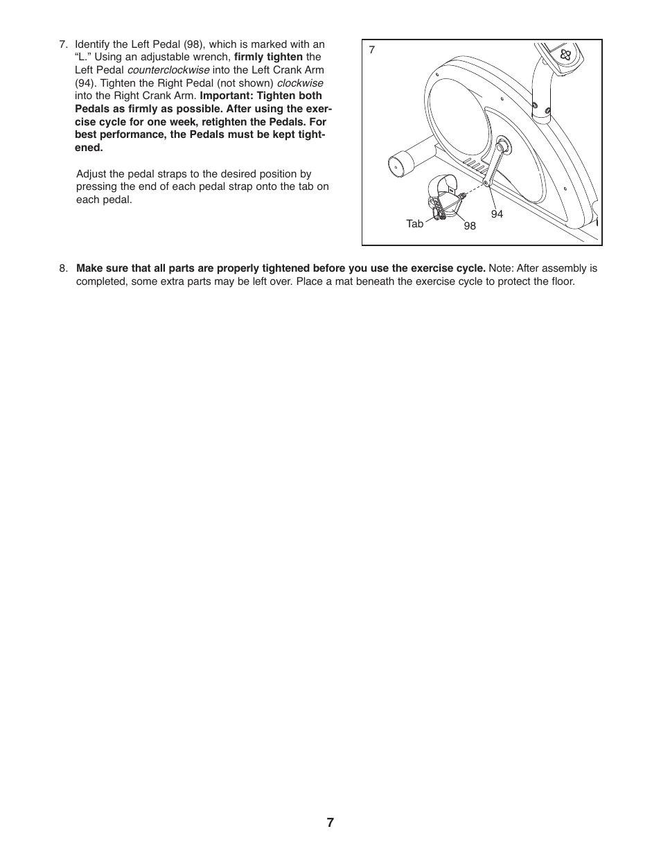 Healthrider HREX1395.0 User Manual | Page 7 / 16