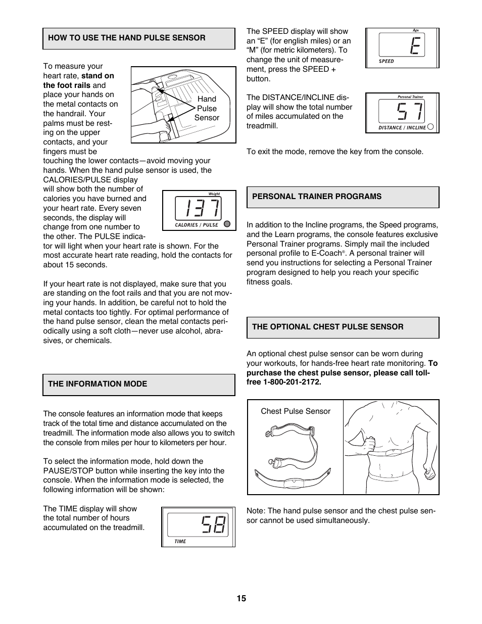Healthrider SOFTSTRIDER S600 Treadmill HRTL14981 User Manual | Page 15 / 22