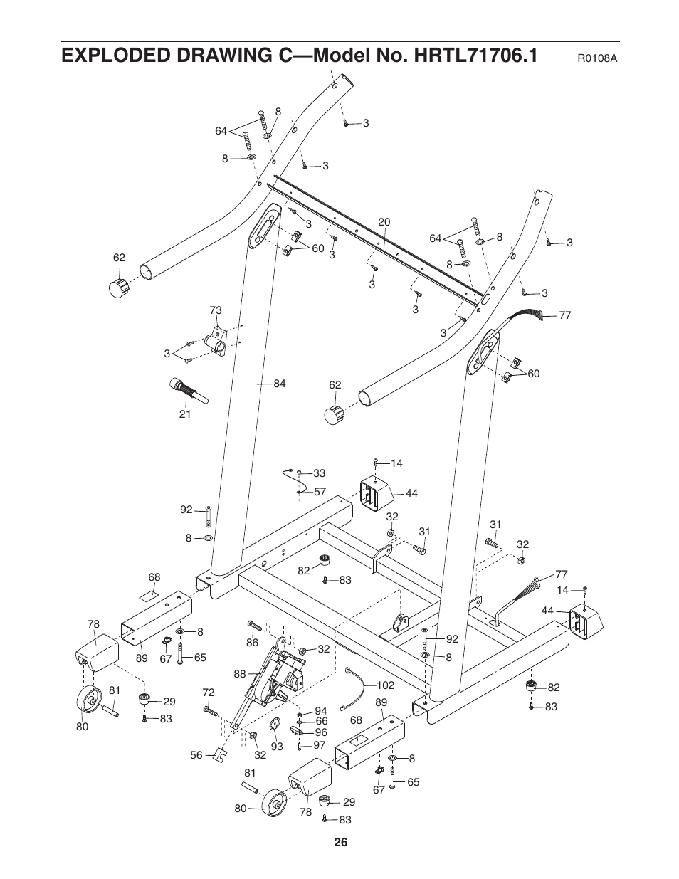 Healthrider H500i User Manual | Page 26 / 28