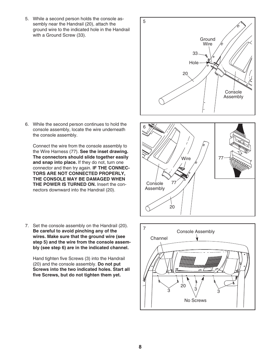 Healthrider H500i User Manual | Page 8 / 28