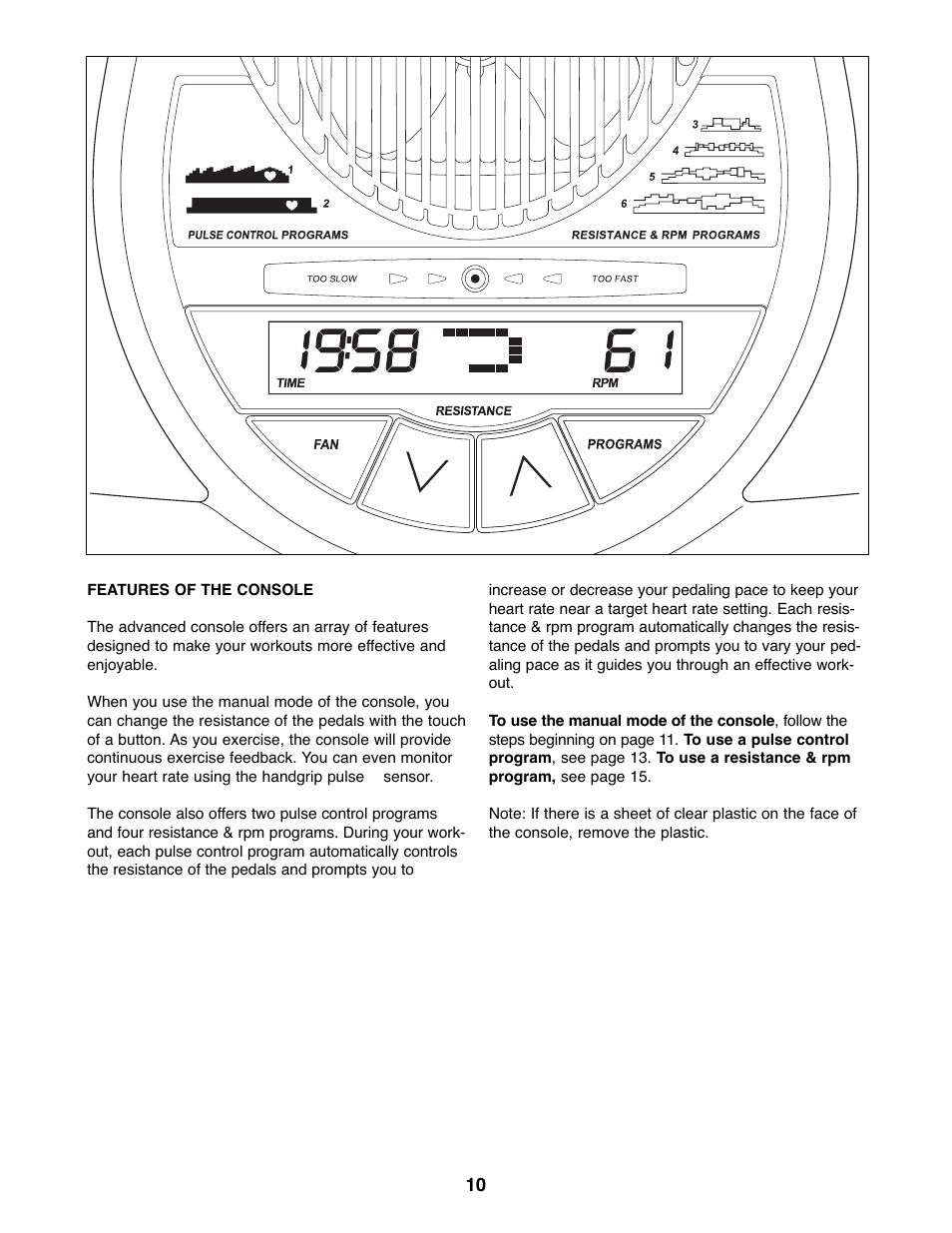 Healthrider C535E Elliptical Exerciser HREL32907.0 User Manual | Page 10 / 24