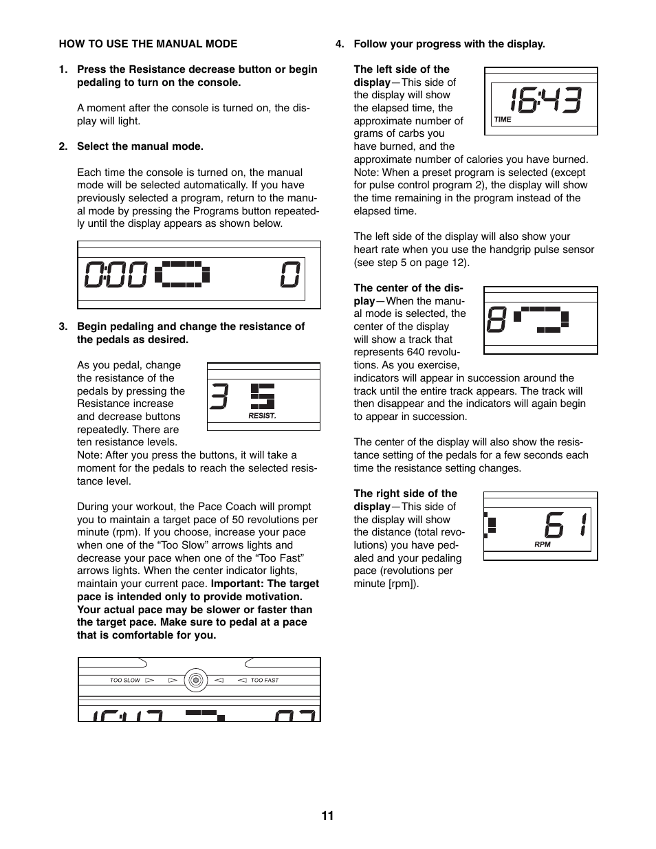 Healthrider C535E Elliptical Exerciser HREL32907.0 User Manual | Page 11 / 24