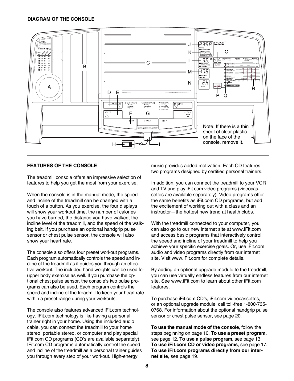 Healthrider 831.299300 User Manual | Page 8 / 30