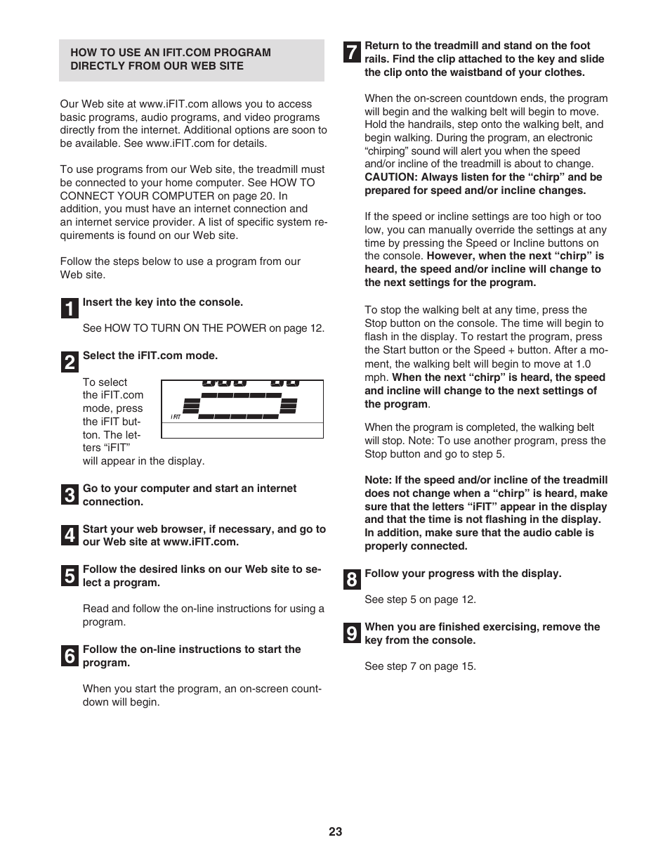 Healthrider HATL51205.0 User Manual | Page 23 / 34
