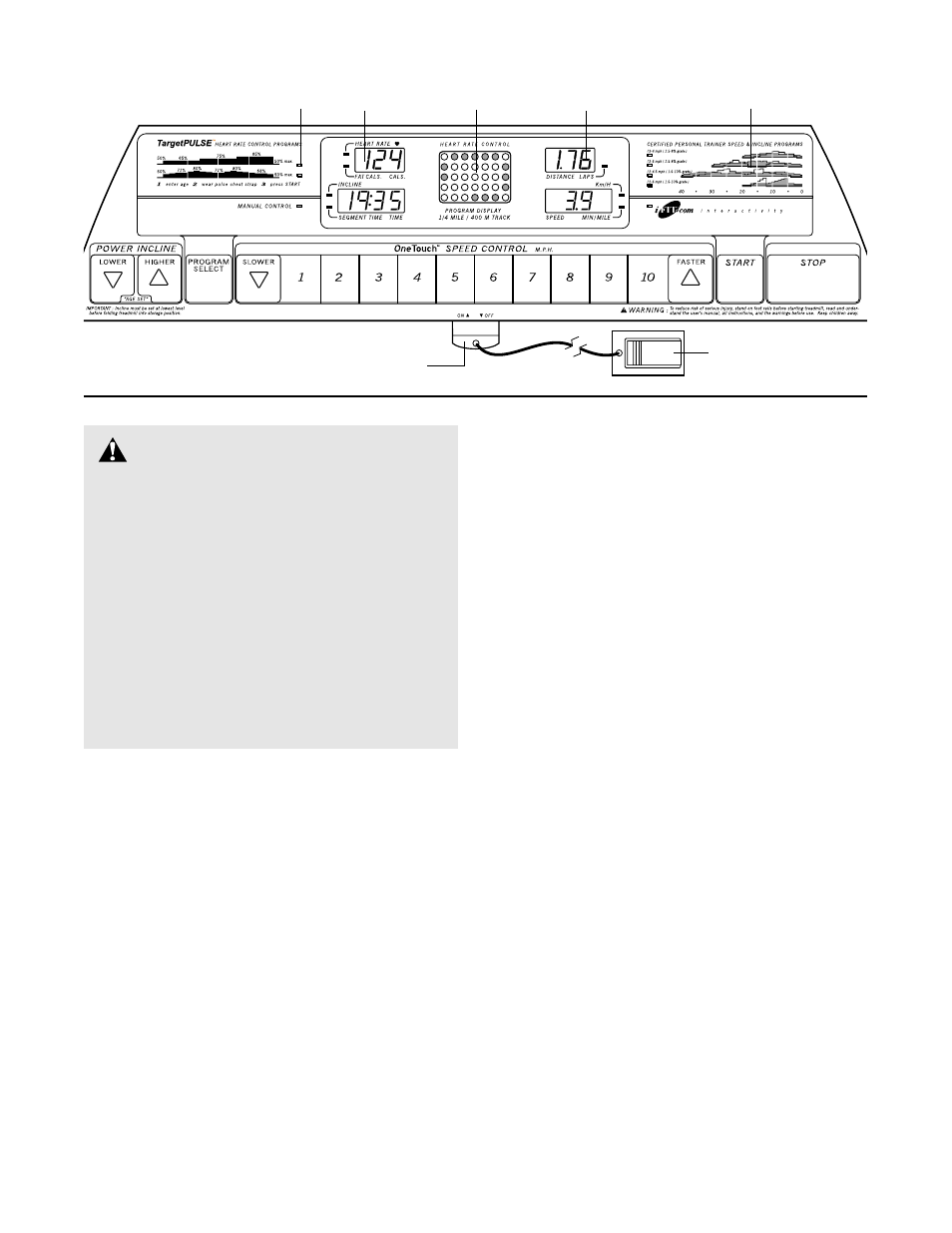 Caution | Healthrider HRTL08011 User Manual | Page 9 / 31