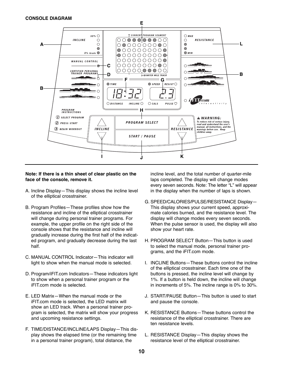 Healthrider HREL11900 User Manual | Page 10 / 20