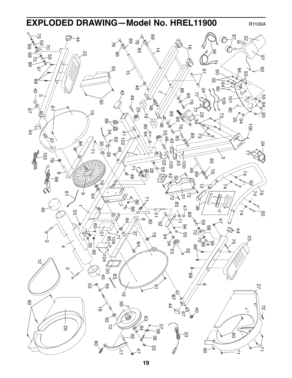 Healthrider HREL11900 User Manual | Page 19 / 20