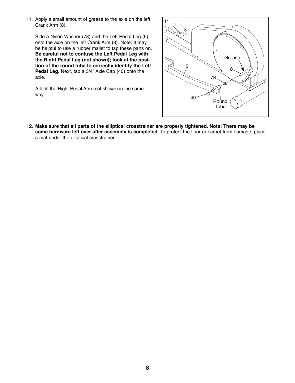 Healthrider HREL11900 User Manual | Page 8 / 20