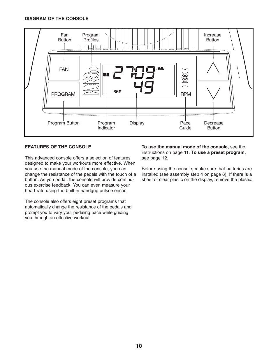 Healthrider C515e HREL3006.0 User Manual | Page 10 / 20