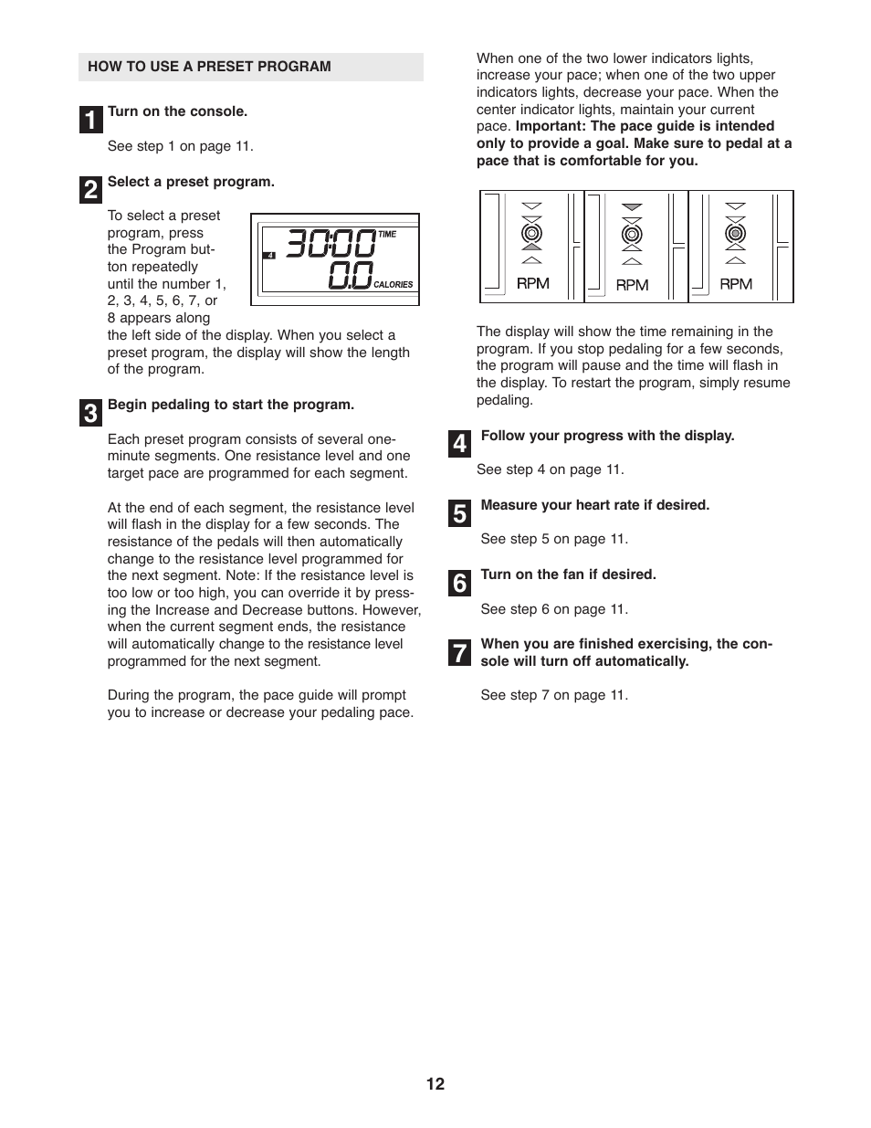 Healthrider C515e HREL3006.0 User Manual | Page 12 / 20