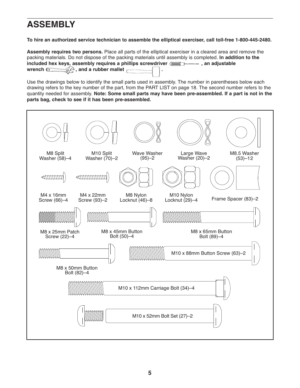 Assembly | Healthrider C515e HREL3006.0 User Manual | Page 5 / 20