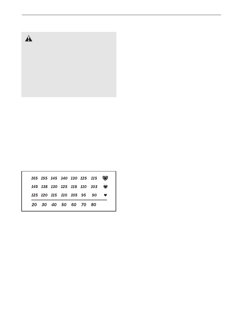 Conditioning guidelines, Warning | Healthrider HREL69010 User Manual | Page 21 / 24