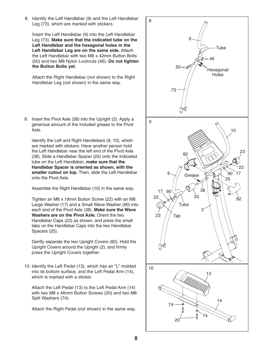 Healthrider C225e HRMSEL2105.0 User Manual | Page 8 / 20