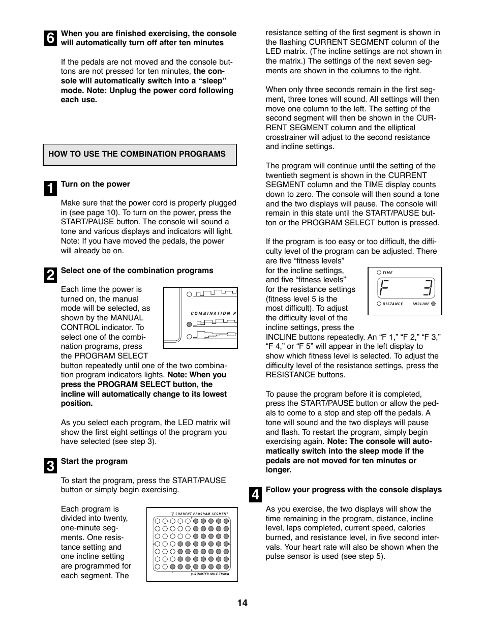 Healthrider E660 Elliptical Crosstrainer HREL09984 User Manual | Page 14 / 20