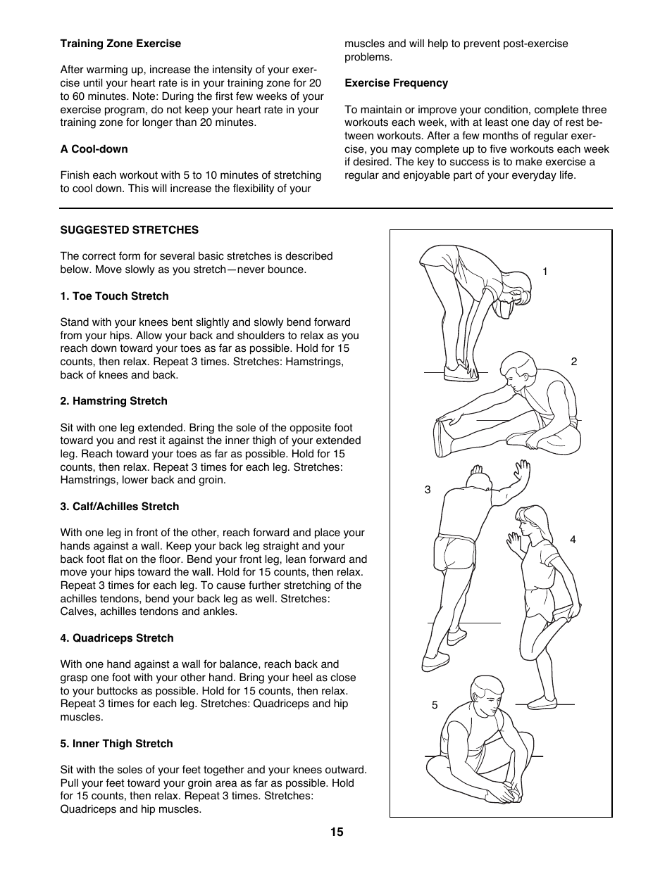 Healthrider 831.297820 S User Manual | Page 15 / 19